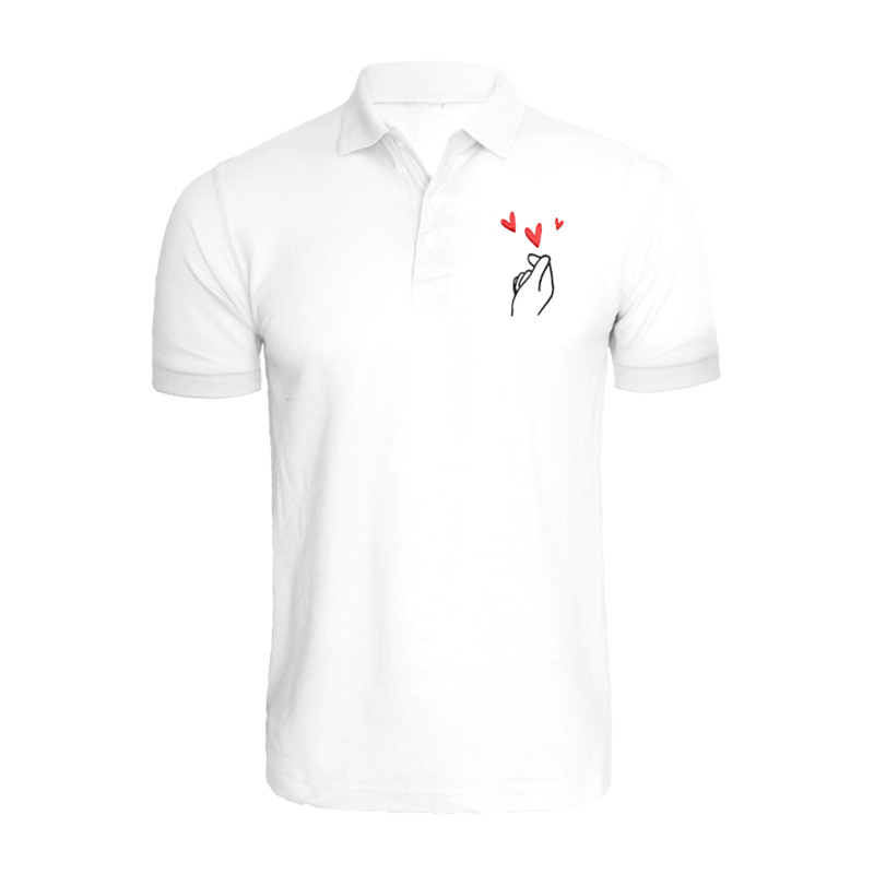 BYFT (White) Embroidered Cotton T-shirt (Korean Love) Personalized Polo Neck T-shirt For Women (Medium)-Set of 1 pc-220 GSM
BYFT (White) Embroidered Cotton T-shirt (Korean Love) Personalized Polo Neck T-shirt For Women (Medium)-Set of 1 pc-220 GSM