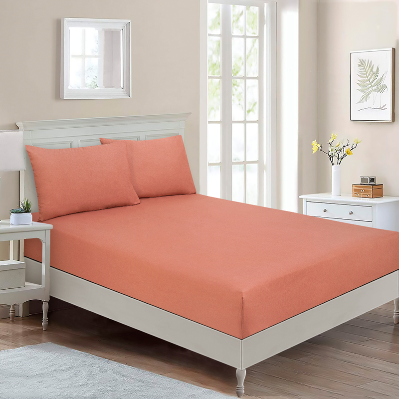 BYFT Home Design King Fitted Sheet 180 x 200 Cm 2 Pillow Cover 50 x 80 Cm All Around Elastic Pacome 100% Cotton Set of 3
BYFT Home Design King Fitted Sheet 180 x 200 Cm 2 Pillow Cover 50 x 80 Cm All Around Elastic Pacome 100% Cotton Set of 3
