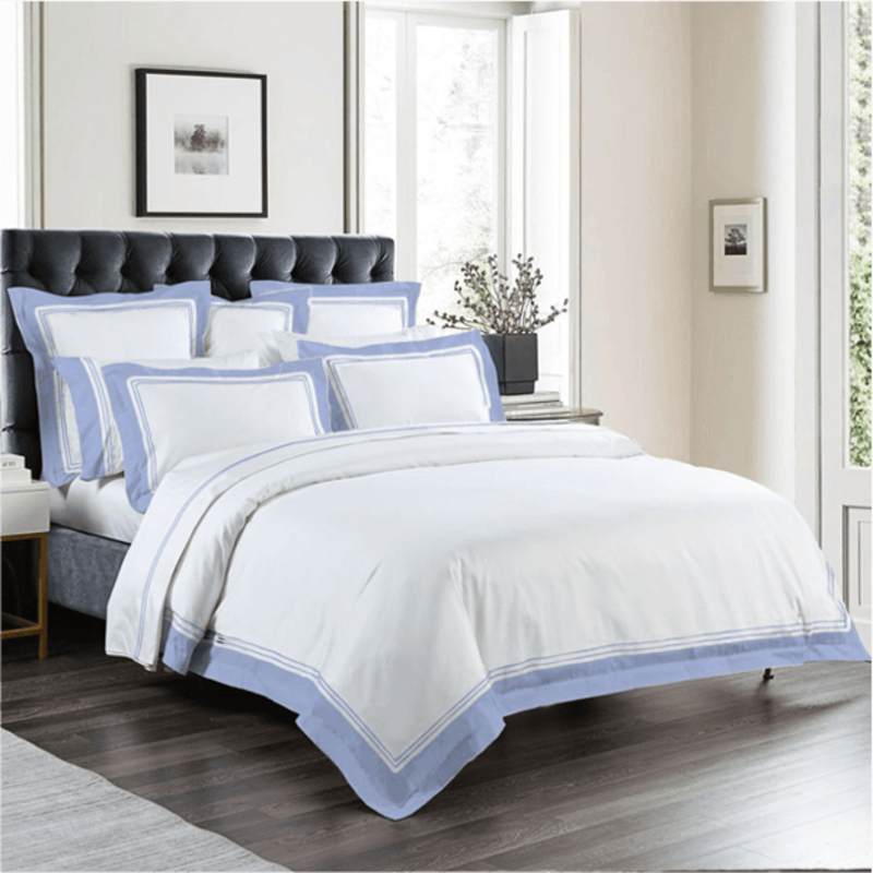 BYFT Home Design Flat Sheet 230 x 260 Cm 1 Fitted Sheet 160 x 200 Cm Pillow Cover 50 x 80 Cm 250 Tc Blue Satin Waves 100% Cotton Set of 4
BYFT Home Design Flat Sheet 230 x 260 Cm 1 Fitted Sheet 160 x 200 Cm Pillow Cover 50 x 80 Cm 250 Tc Blue Satin Waves 100% Cotton Set of 4