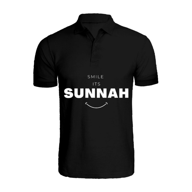 BYFT (Black) Ramadan Printed Tshirt (Smile Its Sunnah) Cotton (Medium) Unisex Polo Neck Tshirt -220 GSM
BYFT (Black) Ramadan Printed Tshirt (Smile Its Sunnah) Cotton (Medium) Unisex Polo Neck Tshirt -220 GSM