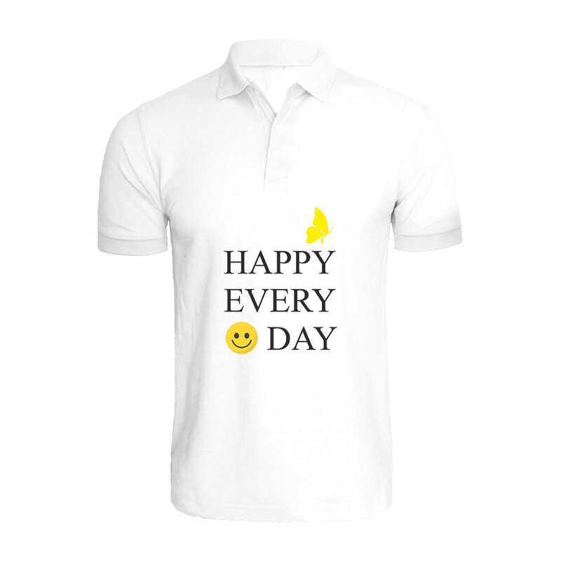 BYFT (White) Printed Cotton T-shirt (Happy Every Day) Personalized Polo Neck T-shirt For Women (Small)-Set of 1 pc-220 GSM
BYFT (White) Printed Cotton T-shirt (Happy Every Day) Personalized Polo Neck T-shirt For Women (Small)-Set of 1 pc-220 GSM