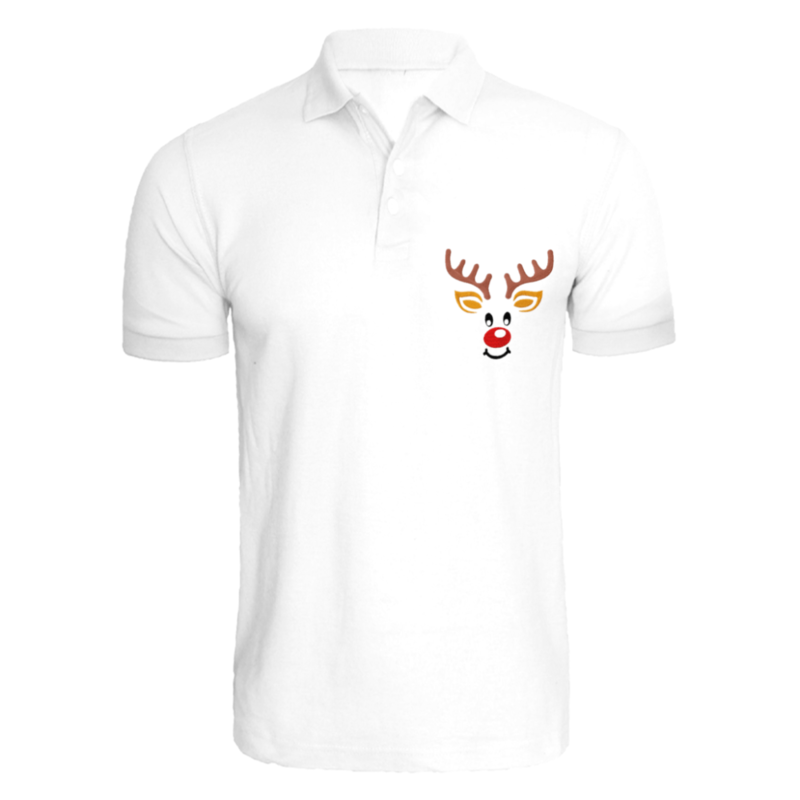 BYFT (White) Holiday Themed Embroidered Cotton T-shirt (Reindeer) Unisex Personalized Polo Neck T-shirt (2XL)-Set of 1 pc-220 GSM
BYFT (White) Holiday Themed Embroidered Cotton T-shirt (Reindeer) Unisex Personalized Polo Neck T-shirt (2XL)-Set of 1 pc-220 GSM
