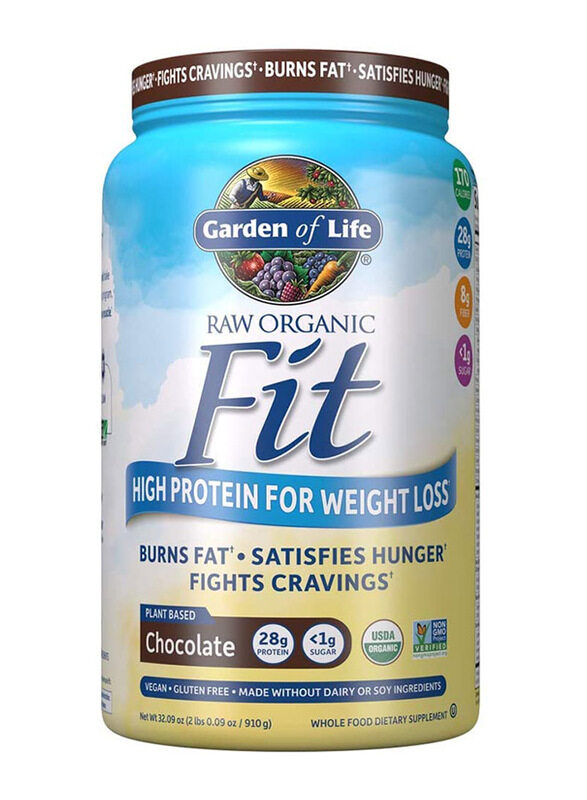 Garden of Life Raw Organic Fit Plant Protein Powder Supplement, 922gm, Chocolate
Garden of Life Raw Organic Fit Plant Protein Powder Supplement, 922gm, Chocolate
