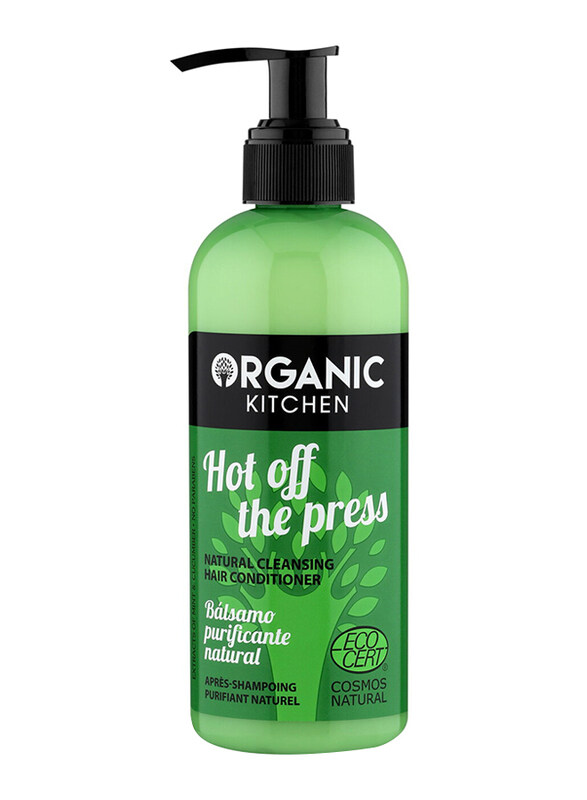 Organic Kitchen Hot Off The Press Natural Cleansing Conditioner with Mint & Cucumber, 260ml
Organic Kitchen Hot Off The Press Natural Cleansing Conditioner with Mint & Cucumber, 260ml