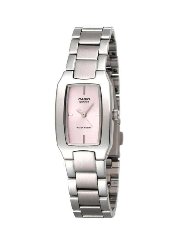 Casio Enticer Analog Watch for Women with Stainless Steel Band, Water Resistant, LTP-1165A-4CDF, Silver-Pink
Casio Enticer Analog Watch for Women with Stainless Steel Band, Water Resistant, LTP-1165A-4CDF, Silver-Pink