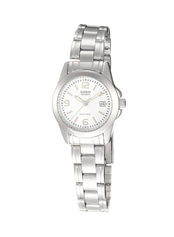 Casio Analog Watch for Women with Stainless Steel Band, Water Resistant, LTP1215A-7ADF, Silver-White
Casio Analog Watch for Women with Stainless Steel Band, Water Resistant, LTP1215A-7ADF, Silver-White