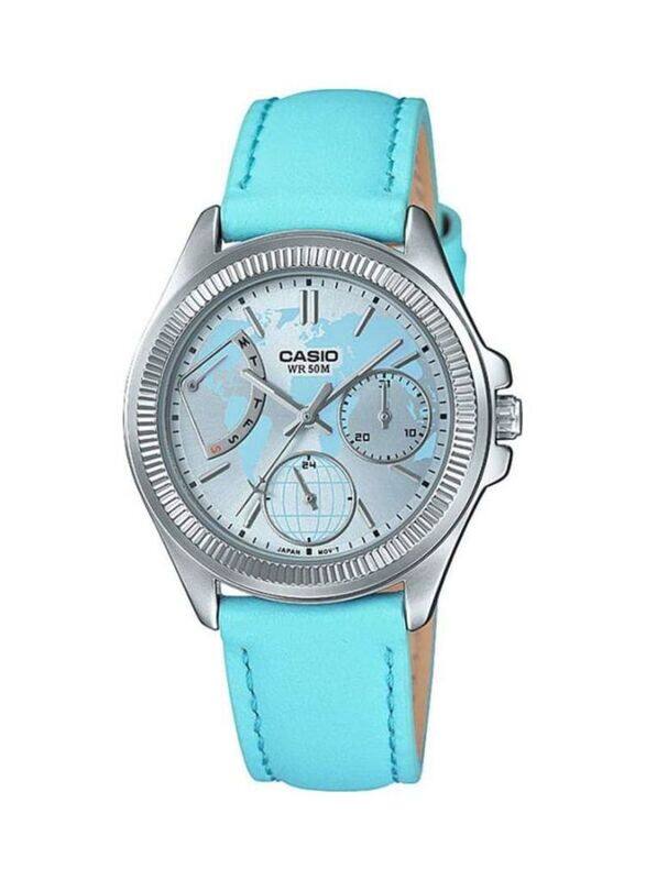 Casio Enticer Analog Watch for Women with Leather Band, Water Resistant, LTP-2089L-2AVDF, Blue-Multicolour
Casio Enticer Analog Watch for Women with Leather Band, Water Resistant, LTP-2089L-2AVDF, Blue-Multicolour