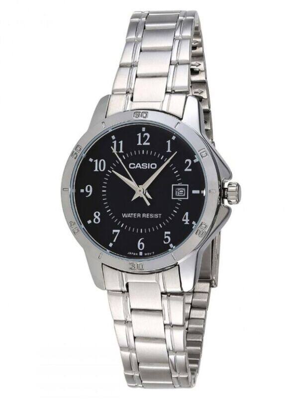 Casio Analog Watch for Women with Stainless Steel Band, Water Resistant, LTP-V004D-1B, Silver-Black
Casio Analog Watch for Women with Stainless Steel Band, Water Resistant, LTP-V004D-1B, Silver-Black