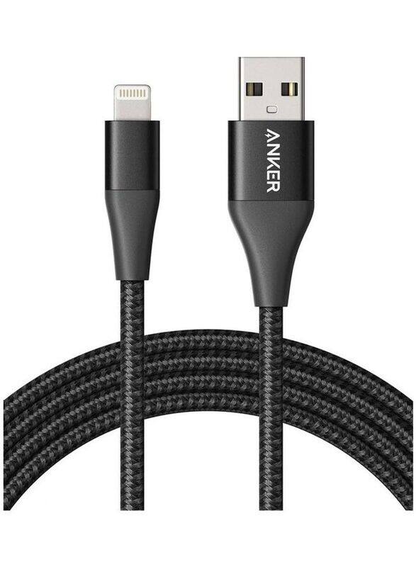 Anker 0.9-Meter Powerline II Data Sync & Charging Cable, USB Type A to Lightning for Apple Devices, A8452H13, Black
Anker 0.9-Meter Powerline II Data Sync & Charging Cable, USB Type A to Lightning for Apple Devices, A8452H13, Black