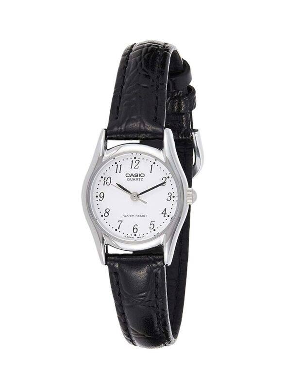 Casio Analog Watch for Women with Leather Band, Water Resistant, LTP1094E-7BRDF, Black-White
Casio Analog Watch for Women with Leather Band, Water Resistant, LTP1094E-7BRDF, Black-White