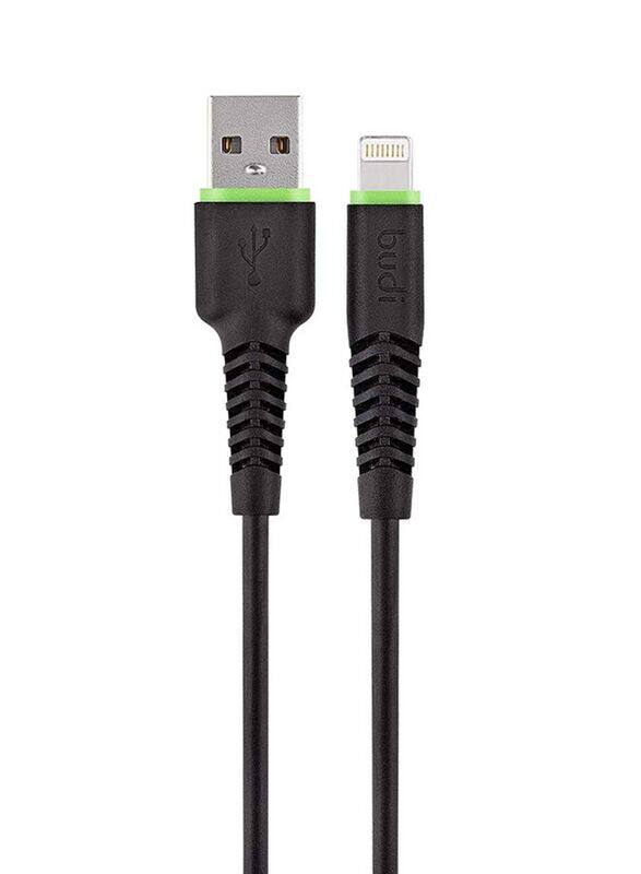 Budi 1.2-Meter Lightening Charging Cable, USB to Lightening, for Smartphones/Tablets, Black
Budi 1.2-Meter Lightening Charging Cable, USB to Lightening, for Smartphones/Tablets, Black