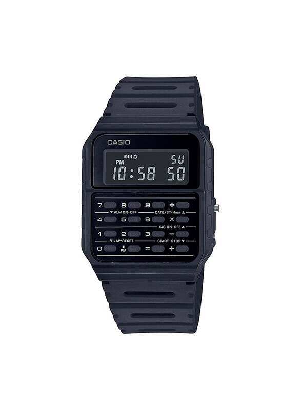 Casio Vintage Digital Wrist Watch Unisex with Plastic Band, Water Resistant, CA-53WF-1B, Black-Grey
Casio Vintage Digital Wrist Watch Unisex with Plastic Band, Water Resistant, CA-53WF-1B, Black-Grey