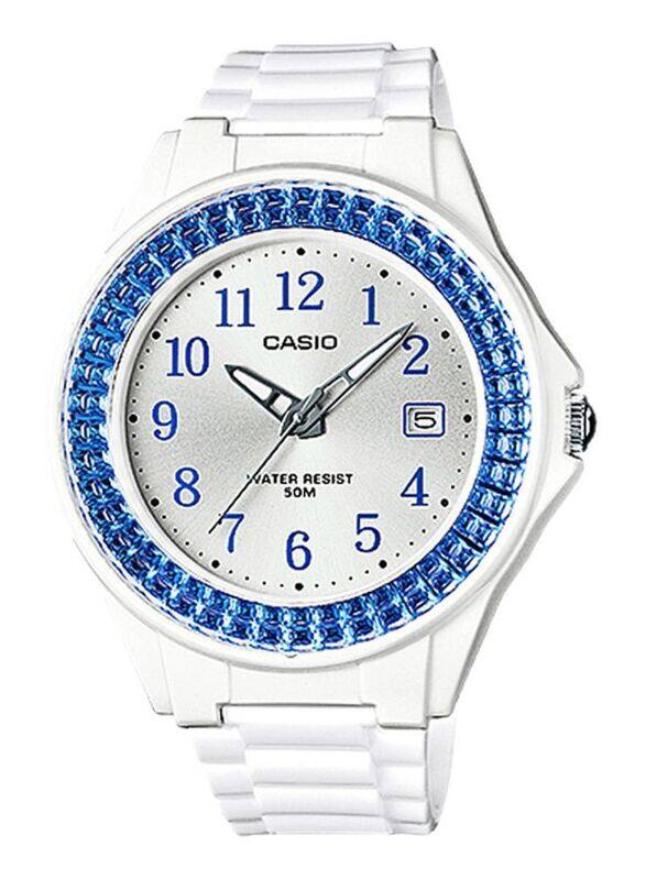 Casio Analog Quartz Watch for Women with Resin Band, Water Resistant, LX-500H-2BVDF, White/Silver
Casio Analog Quartz Watch for Women with Resin Band, Water Resistant, LX-500H-2BVDF, White/Silver