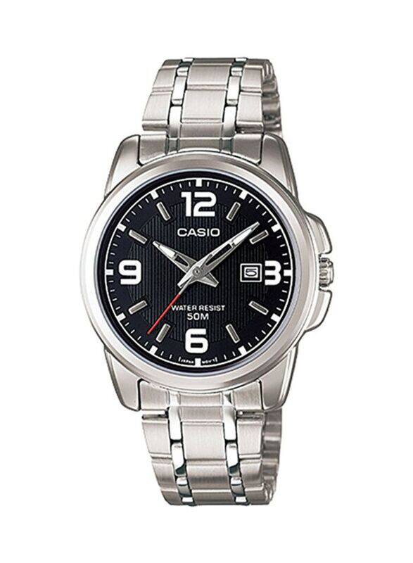Casio Enticer Analog Watch for Men with Stainless Steel Band, Water Resistant, LTP-1314D-1A, Silver-Black
Casio Enticer Analog Watch for Men with Stainless Steel Band, Water Resistant, LTP-1314D-1A, Silver-Black