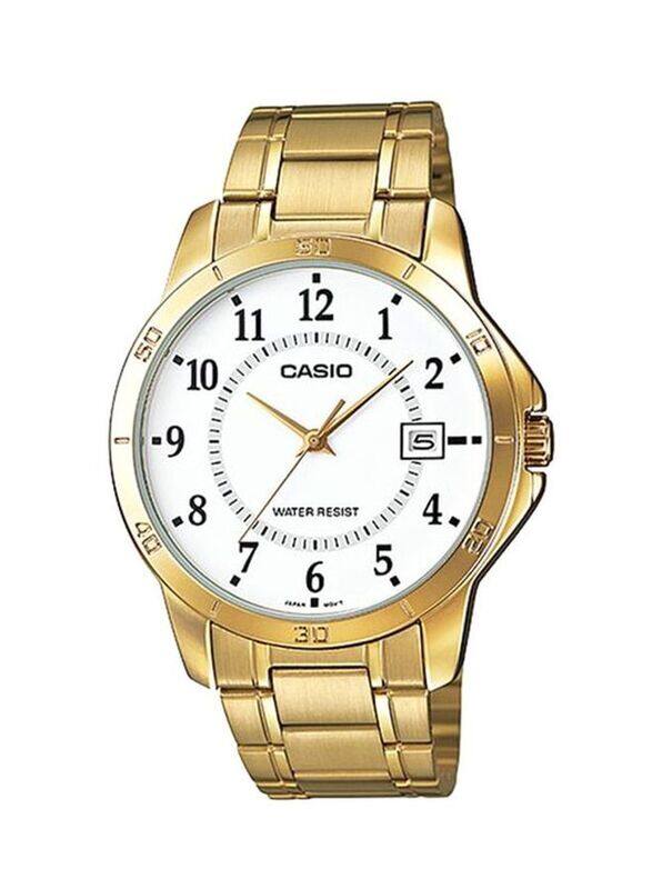 Casio Dress Analog Watch for Women with Stainless Steel Band, Water Resistant, LTP V004G-7B, Gold/White
Casio Dress Analog Watch for Women with Stainless Steel Band, Water Resistant, LTP V004G-7B, Gold/White