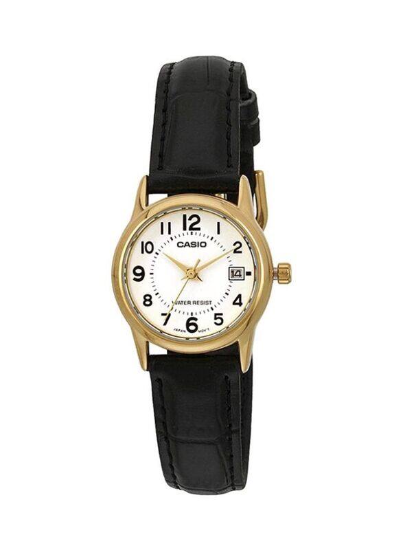 Casio Dress Analog Watch for Women with Leather Band, Water Resistant, LTP-V002GL-7B, Black-White
Casio Dress Analog Watch for Women with Leather Band, Water Resistant, LTP-V002GL-7B, Black-White