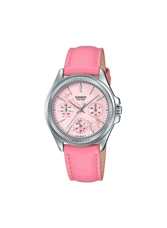 Casio Enticer Analog Watch for Women with Leather Band, Water Resistant and Chronograph, LTP-2088L-4A2VDF, Pink
Casio Enticer Analog Watch for Women with Leather Band, Water Resistant and Chronograph, LTP-2088L-4A2VDF, Pink