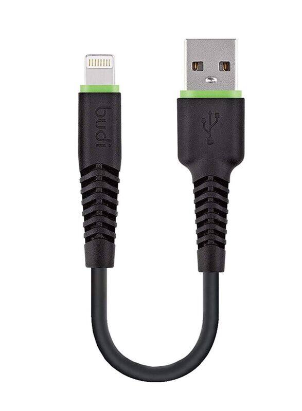 Budi 20cm Lightening Charging Cable, USB to Lightening, for Smartphones/Tablets, Black
Budi 20cm Lightening Charging Cable, USB to Lightening, for Smartphones/Tablets, Black
