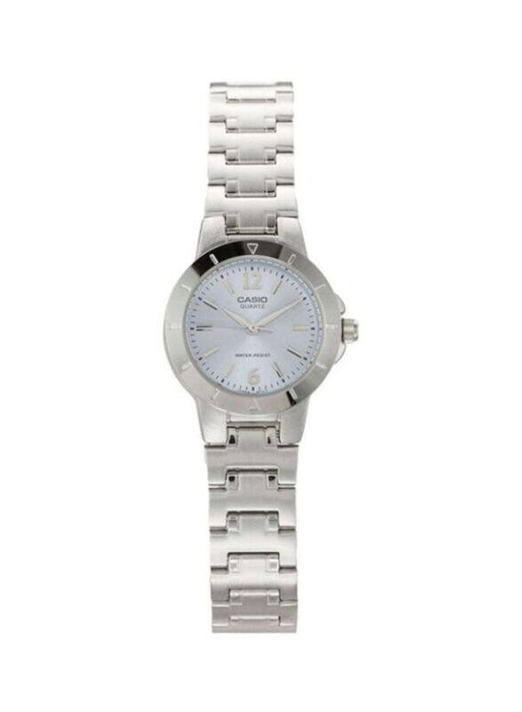 Casio Analog Wrist Watch for Women with Stainless Steel Band, Water Resistant, LTP 1177A 2ADF, Silver-Blue
Casio Analog Wrist Watch for Women with Stainless Steel Band, Water Resistant, LTP 1177A 2ADF, Silver-Blue
