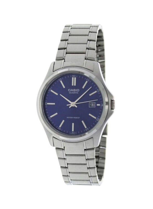 Casio Enticer Analog Quartz Watch for Women with Stainless Steel Band, Water Resistant, LTP-1183A-2A, Blue/Silver
Casio Enticer Analog Quartz Watch for Women with Stainless Steel Band, Water Resistant, LTP-1183A-2A, Blue/Silver