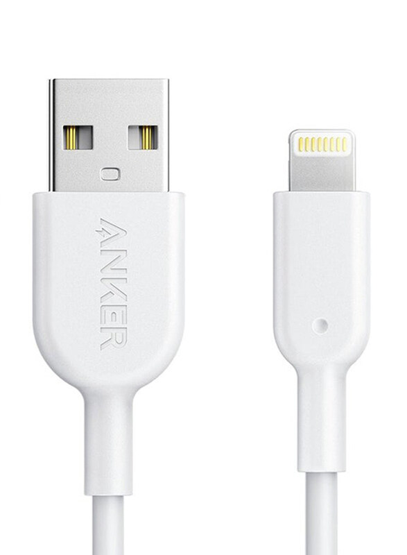 Anker 3-Feet Powerline II Lightning Cable, USB Type A to Lightning for Smartphones/Tablets, A8432H22, White
Anker 3-Feet Powerline II Lightning Cable, USB Type A to Lightning for Smartphones/Tablets, A8432H22, White