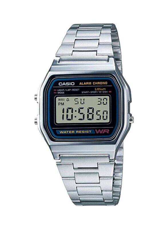 Casio Vintage Series Digital Watch for Men with Stainless Steel Band, Water Resistant, A-158WA-1D, Silver-Grey
Casio Vintage Series Digital Watch for Men with Stainless Steel Band, Water Resistant, A-158WA-1D, Silver-Grey