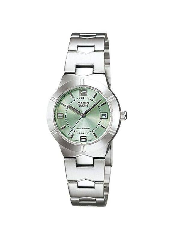 Casio Analog Watch for Women with Stainless Steel Band, Water Resistant, LTP-1241D-3A, Silver-Green
Casio Analog Watch for Women with Stainless Steel Band, Water Resistant, LTP-1241D-3A, Silver-Green