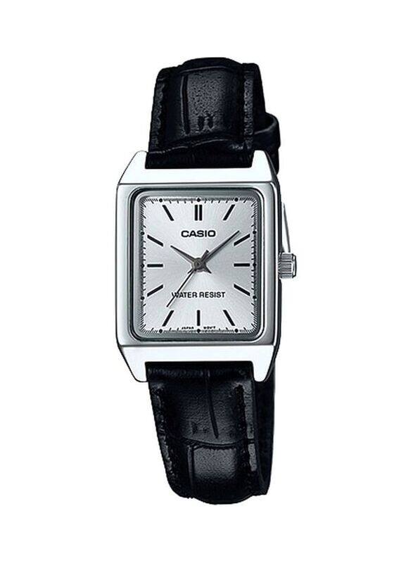 Casio Dress Analog Watch for Women with Leather Band, Water Resistant, LTP-V007L-7E1UDF, Black-Silver
Casio Dress Analog Watch for Women with Leather Band, Water Resistant, LTP-V007L-7E1UDF, Black-Silver