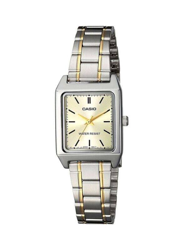 Casio dress Analog Wrist Watch for Women with Stainless Steel Band, Water Resistant, LTP-V007SG-9E, Silver/Gold-Gold
Casio dress Analog Wrist Watch for Women with Stainless Steel Band, Water Resistant, LTP-V007SG-9E, Silver/Gold-Gold