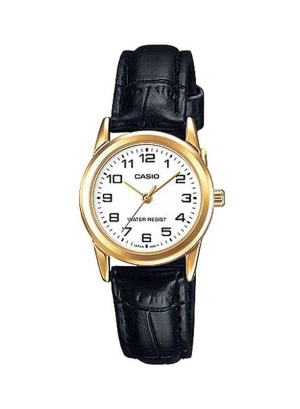 Casio Dress Analog Watch for Women with Leather Band, Water Resistant, LTP-V001GL-7B, Black/White
Casio Dress Analog Watch for Women with Leather Band, Water Resistant, LTP-V001GL-7B, Black/White