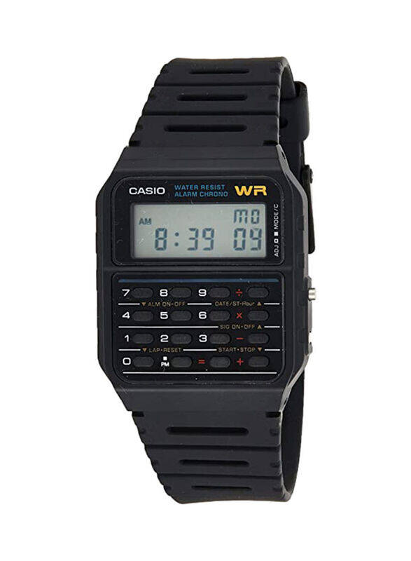 Casio Data Bank Digital Watch for Men with Silicone Band, Water Resistant, CA-53W-1Z (CN), Black-Grey/Black
Casio Data Bank Digital Watch for Men with Silicone Band, Water Resistant, CA-53W-1Z (CN), Black-Grey/Black