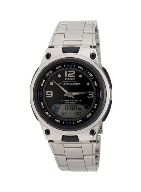 Casio Youth Analog + Digital Watch for Men with Stainless Steel Band, Splash Resistant, AW 82D-1AVDF, Silver/Black
Casio Youth Analog + Digital Watch for Men with Stainless Steel Band, Splash Resistant, AW 82D-1AVDF, Silver/Black