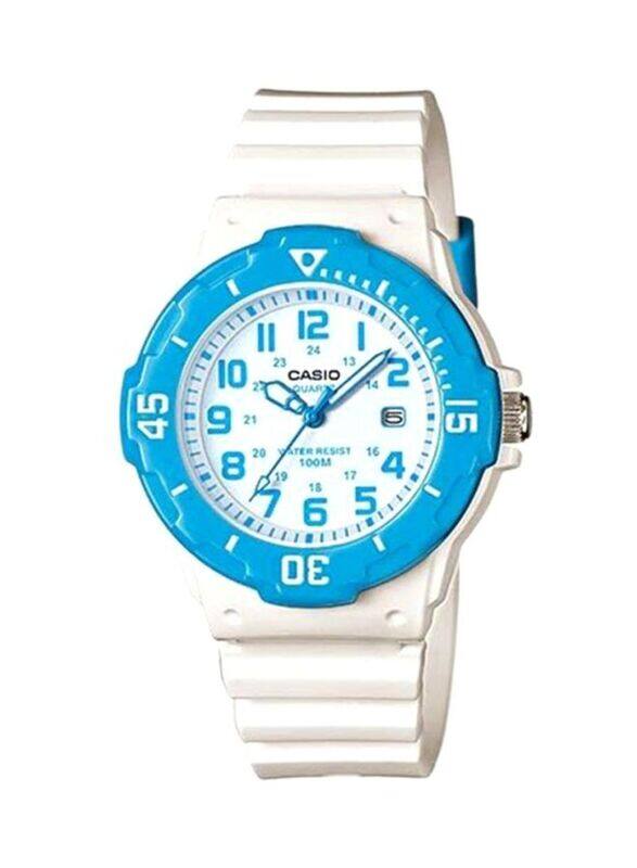 Casio Analog Watch for Women with Resin Band, Water Resistant, LRW-200H-2B, White/White-Blue
Casio Analog Watch for Women with Resin Band, Water Resistant, LRW-200H-2B, White/White-Blue