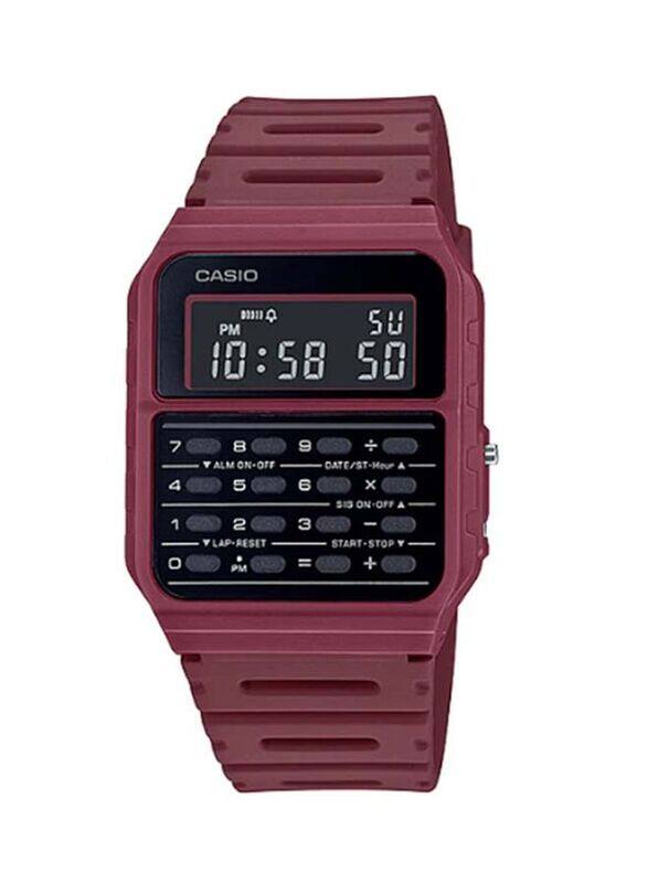 Casio Youth Digital Wrist Watch Unisex with Resin Band Water Resistant, CA-53WF-4BDF, Maroon-Black
Casio Youth Digital Wrist Watch Unisex with Resin Band Water Resistant, CA-53WF-4BDF, Maroon-Black