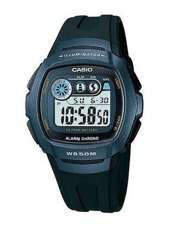 Casio Digital Watch for Men with Synthetic Band, Water Resistant, W-210-1BVDF, Black/Multicolour
Casio Digital Watch for Men with Synthetic Band, Water Resistant, W-210-1BVDF, Black/Multicolour
