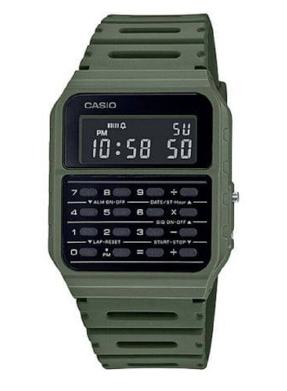 Casio Digital Watch Unisex with Resin Band, Water Resistant, CA-53WF-3BDF, Green-Black
Casio Digital Watch Unisex with Resin Band, Water Resistant, CA-53WF-3BDF, Green-Black