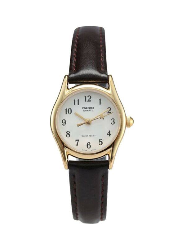 Casio Analog Watch for Women with Leather Band, Water Resistant, LTP1094Q-7B4RDF, Brown-White
Casio Analog Watch for Women with Leather Band, Water Resistant, LTP1094Q-7B4RDF, Brown-White
