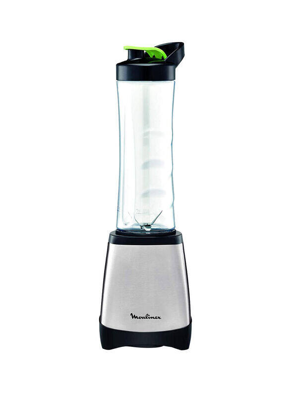 Moulinex 0.6L Personal Blender, 300W, with Convenient for Smoothies, LM1A0D27, Silver/Black
Moulinex 0.6L Personal Blender, 300W, with Convenient for Smoothies, LM1A0D27, Silver/Black