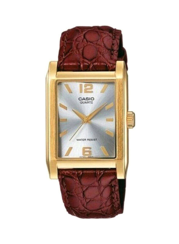 Casio Enticer Analog Watch for Men with Leather Band, Water Resistant, MTP-1235GL-7ADF, Brown/Silver
Casio Enticer Analog Watch for Men with Leather Band, Water Resistant, MTP-1235GL-7ADF, Brown/Silver