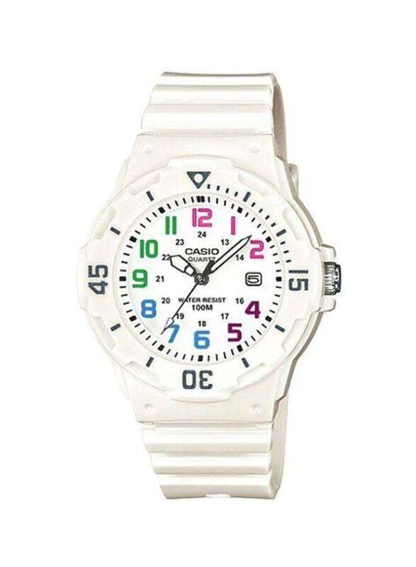 Casio Youth Analog Watch for Women with Resin Band, Water Resistant, LRW-200H-7BVDF, White
Casio Youth Analog Watch for Women with Resin Band, Water Resistant, LRW-200H-7BVDF, White