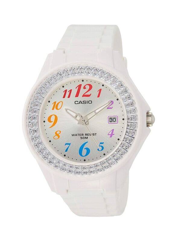 Casio Youth Analog Wrist Watch for Women with Resin Band, Water Resistant, LX-500H-7BV, White-Silver
Casio Youth Analog Wrist Watch for Women with Resin Band, Water Resistant, LX-500H-7BV, White-Silver