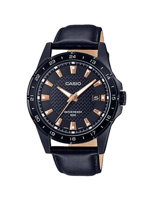 Casio Analog Wrist Watch for Men with Resin Band, Water Resistant, MTP-1290BL-1A2VDF, Black-Black
Casio Analog Wrist Watch for Men with Resin Band, Water Resistant, MTP-1290BL-1A2VDF, Black-Black
