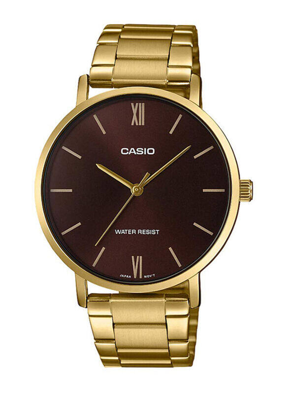 Casio Analog Watch for Men with Stainless Steel Band, Water Resistant, 8325-5, Gold-Brown
Casio Analog Watch for Men with Stainless Steel Band, Water Resistant, 8325-5, Gold-Brown