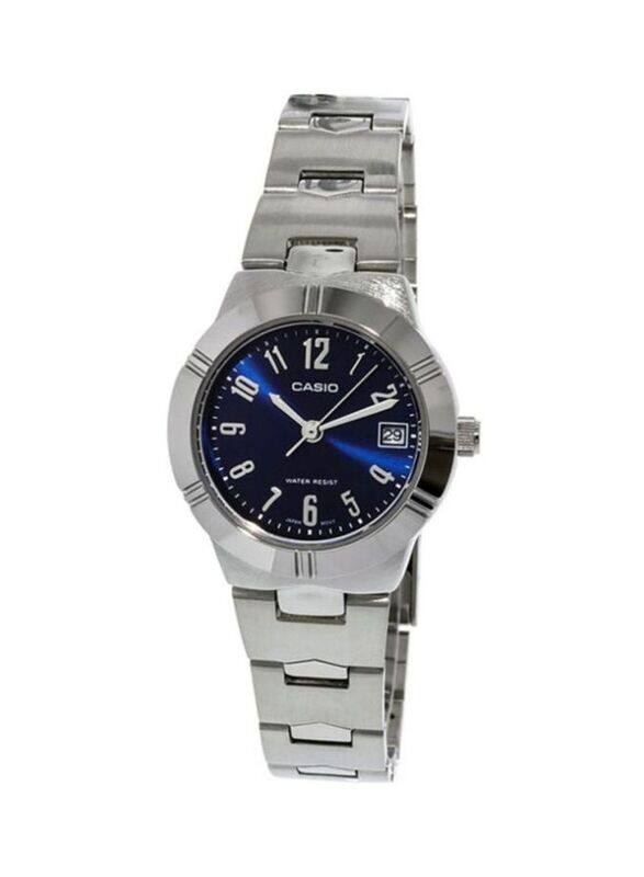 Casio Enticer Analog Wrist Watch for Women with Stainless Steel Band, Water Resistant, LTP 1241D 2A2DF, Silver-Blue
Casio Enticer Analog Wrist Watch for Women with Stainless Steel Band, Water Resistant, LTP 1241D 2A2DF, Silver-Blue