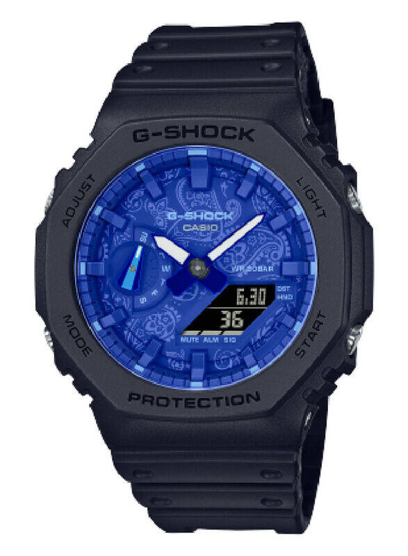Casio G-Shock Analog & Digital Watch for Men with Resin Band, GA2100BP-1ADR, Blue-Black
Casio G-Shock Analog & Digital Watch for Men with Resin Band, GA2100BP-1ADR, Blue-Black