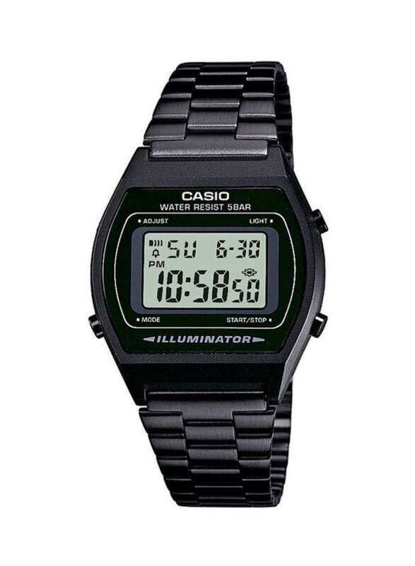 Casio Vintage Wrist Digital Watch for Men with Stainless Steel Band, B640WB-1ADF, Black-Grey
Casio Vintage Wrist Digital Watch for Men with Stainless Steel Band, B640WB-1ADF, Black-Grey