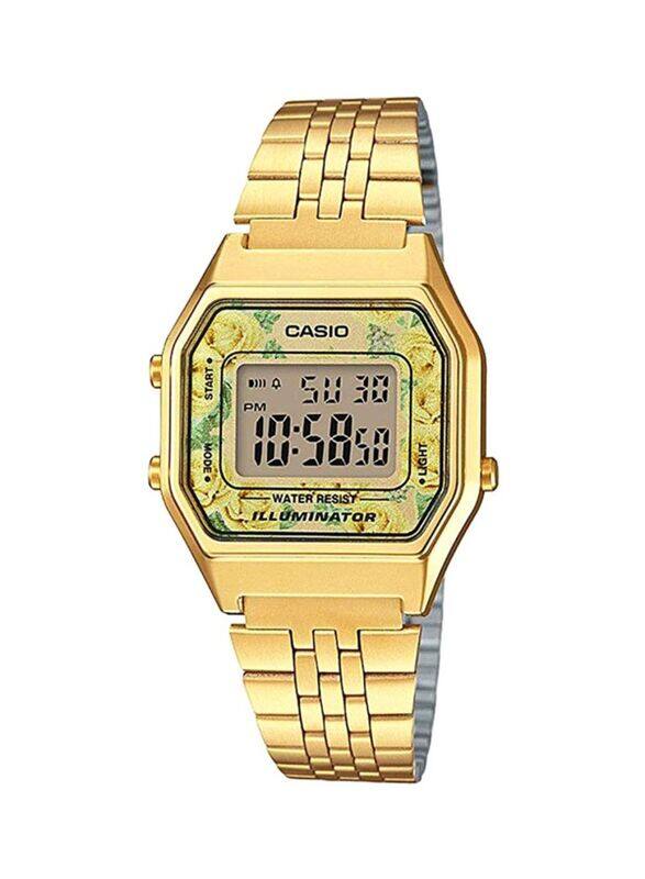 Casio Vintage Digital Watch for Women with Stainless Steel Band, Water Resistant, LA680WEGA-9CEF, Gold-Grey
Casio Vintage Digital Watch for Women with Stainless Steel Band, Water Resistant, LA680WEGA-9CEF, Gold-Grey
