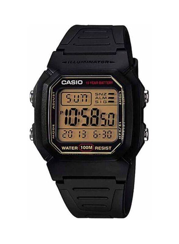 Casio Digital Quartz Watch for Boys with Resin Band, Water Resistant, W-800HG-9AVDF, Black
Casio Digital Quartz Watch for Boys with Resin Band, Water Resistant, W-800HG-9AVDF, Black