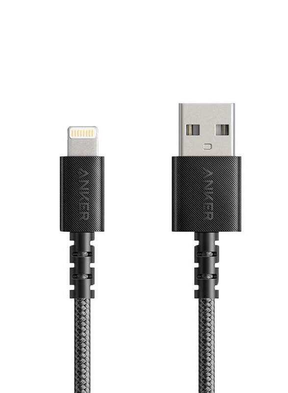 Anker PowerLine Charging & Data Cable, USB Type A to Lightning for Apple Devices, A8012H12, Black
Anker PowerLine Charging & Data Cable, USB Type A to Lightning for Apple Devices, A8012H12, Black