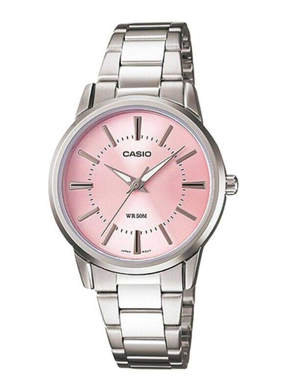 Casio Analog Watch for Women with Stainless Steel Band, Water Resistant, LTP-1303D-4AVDF, Pink
Casio Analog Watch for Women with Stainless Steel Band, Water Resistant, LTP-1303D-4AVDF, Pink